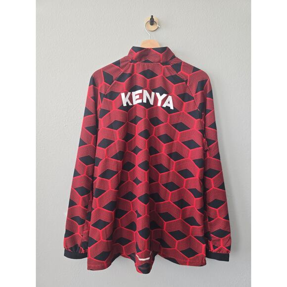 Nike Team Kenya Shieldrunner Jacket XL Red & Black Full‑Zip NWOT World Cup - Picture 3 of 10